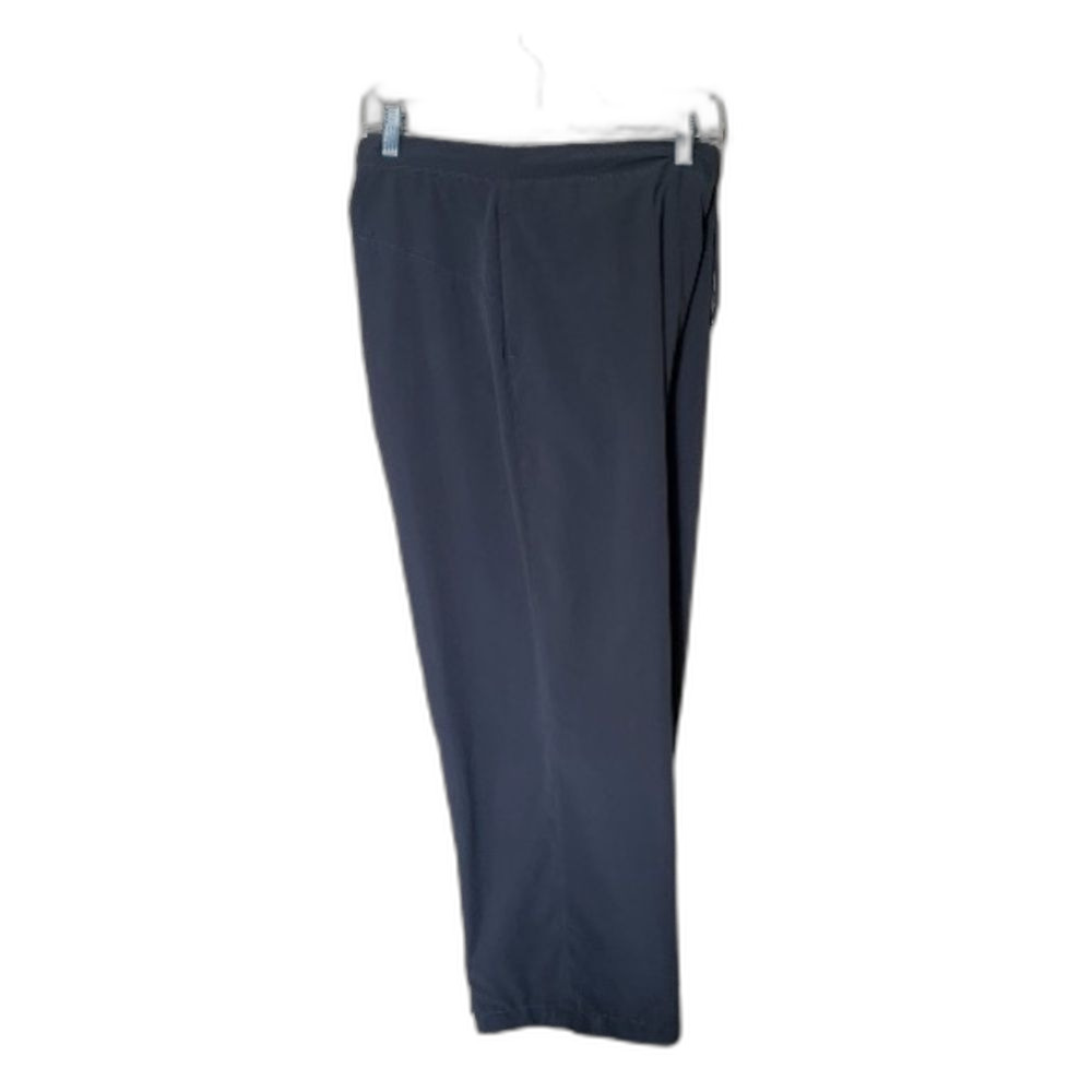 Nike Dri-Fit Gray Warm Up Pants with Tie Waist and Zipper Size XL (16-18)